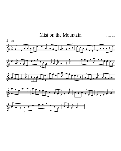 Mist on the Mountain (Teviot Brig)
