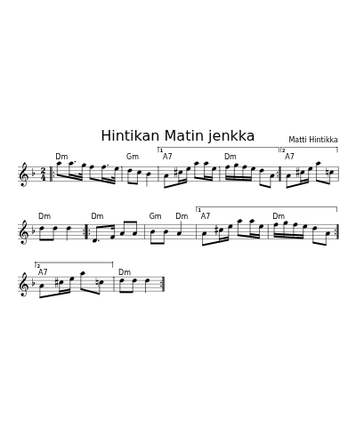 Hintikan Matin jenkka (Version 2)