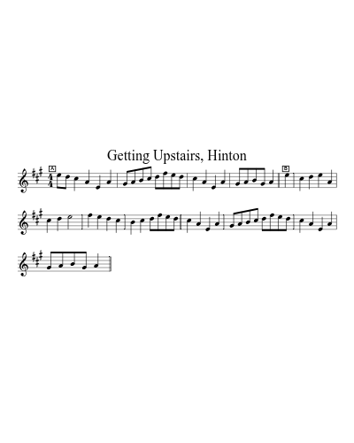 Getting Upstairs, Hinton