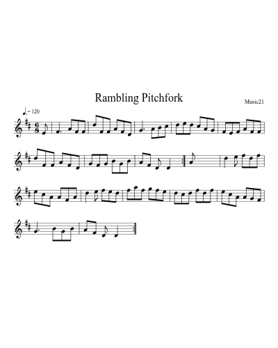 Rambling Pitchfork (Teviot Brig)