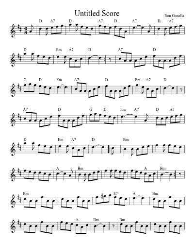 Hogmanay Jig1 (Version 2) sheet music preview