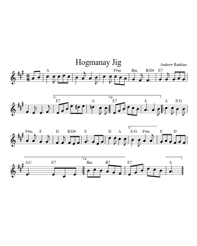 Hogmanay Jig (Version 6)