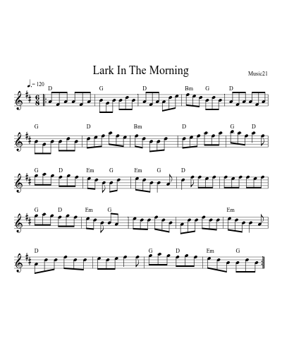 Lark In The Morning