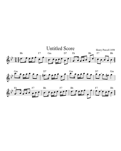 Hole in the Wall F G A Bb 16 3 (Version 4) sheet music preview