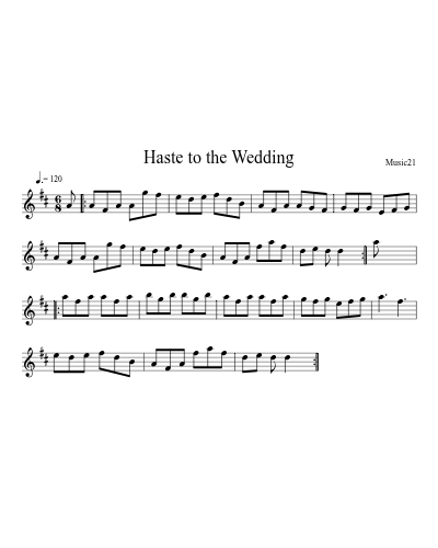 Haste to the Wedding (Teviot Brig)
