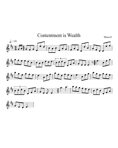 Contentment Is Wealth (Teviot Brig)