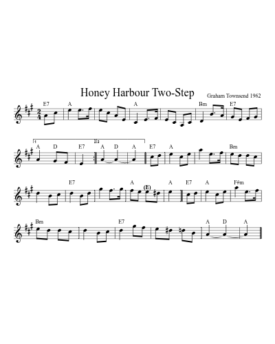 Honey Harbour Two-Step (Version 2)