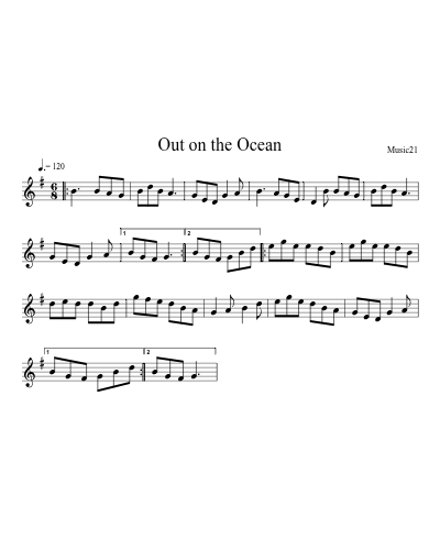 Out on the Ocean (Teviot Brig)