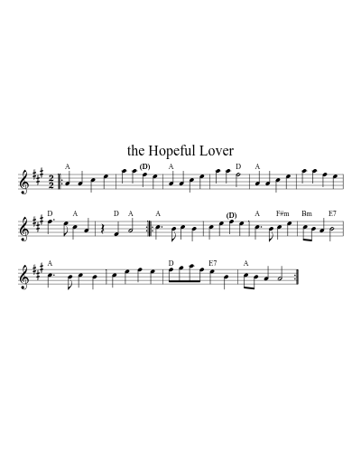 the Hopeful Lover (Version 3)