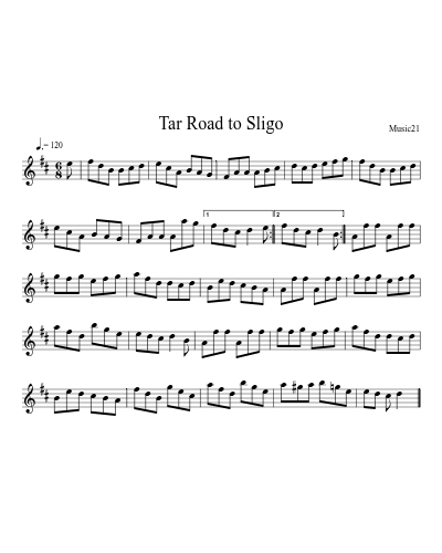 Tar Road to Sligo (Teviot Brig) preview