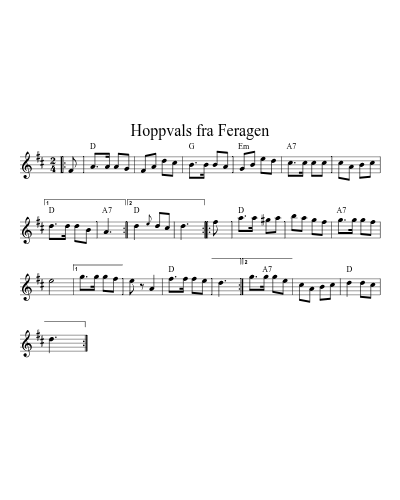 Hoppvals fra Feragen (Version 2)