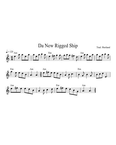 Da New Rigged Ship preview