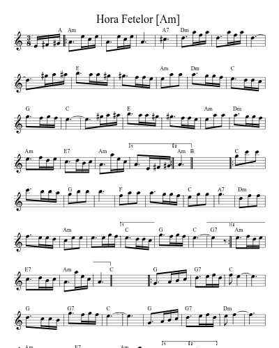 Hora Fetelor  [Am]