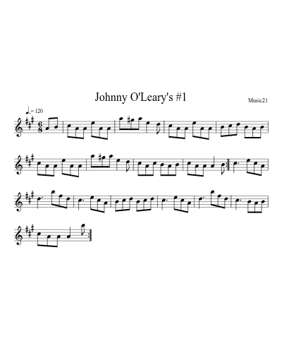 Johnny O'Leary's #1