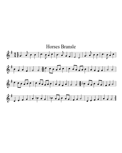 Horses Bransle (Version 3)