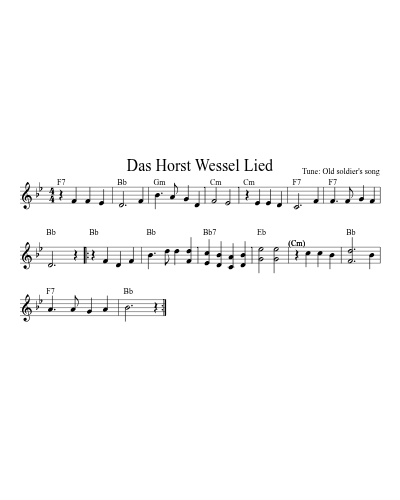 Das Horst Wessel Lied (Version 2) preview