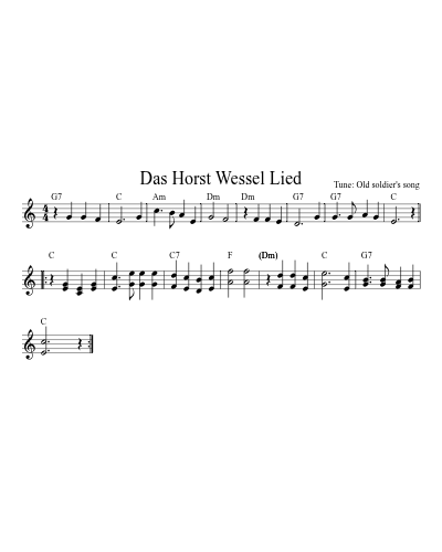 Das Horst Wessel Lied (Version 4)