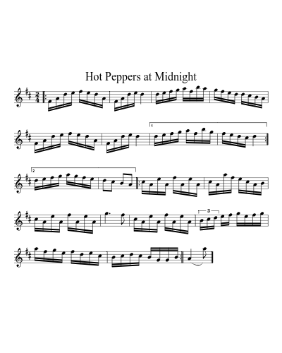 Hot Peppers at Midnight