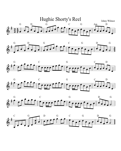 Hughie Shorty's reel (Version 6)