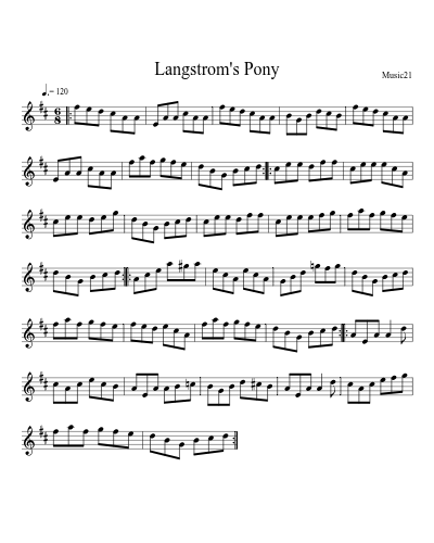 Langstrom's Pony (Teviot Brig)
