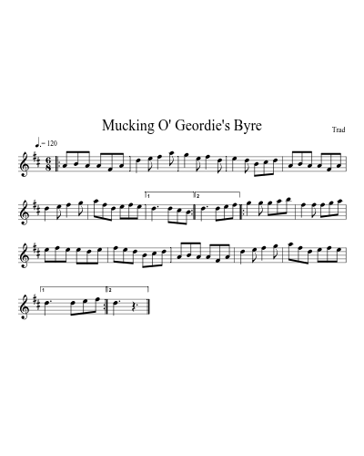 Mucking O' Geordie's Byre preview