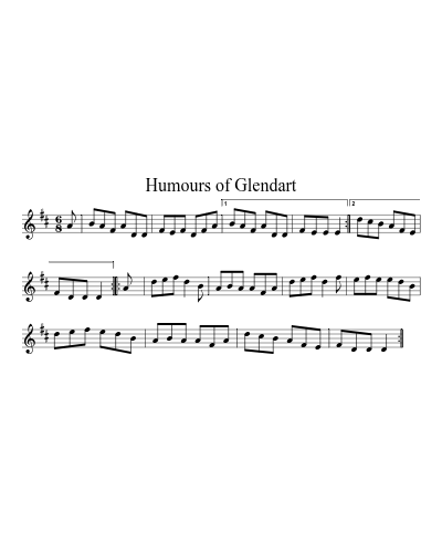 Humours of Glendart (Version 2)