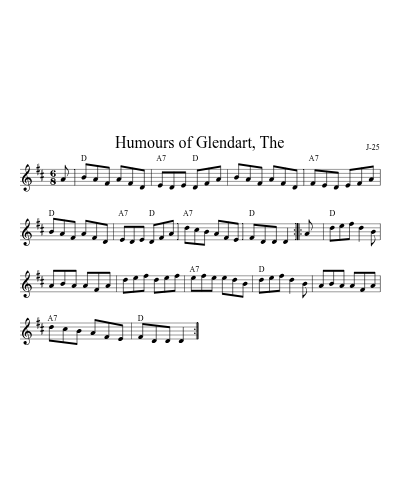 Humours of Glendart, The (Version 3)