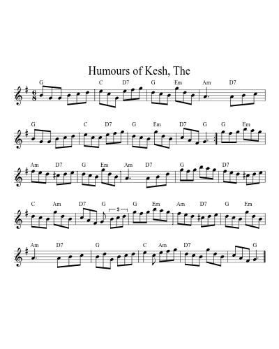Humours of Kesh, The
