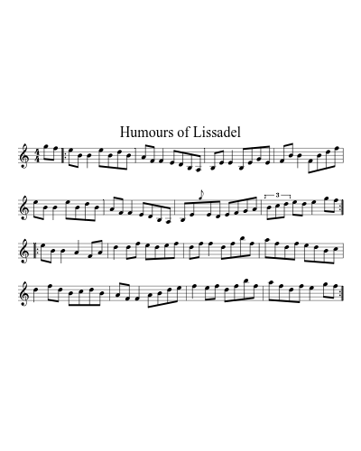 Humours of Lissadel (Version 4) preview