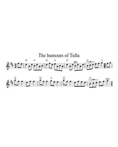 The Humours of Tulla (Version 3)