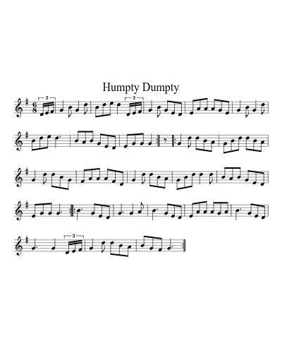 Humpty Dumpty (Version 3)