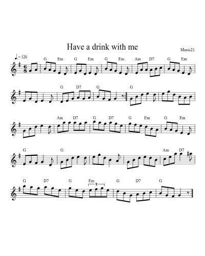 Have a Drink with Me (Teviot Brig)