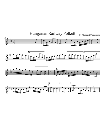 Hungarian Railway Polkett