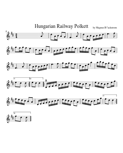 Hungarian Railway Polkett (Version 2)