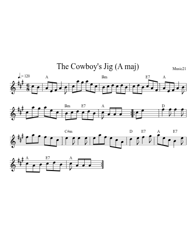 The Cowboy's Jig (A maj)