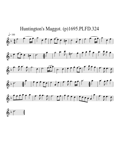 Huntington's Maggot. (p)1695.PLFD.324 preview