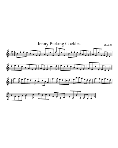 Jenny Picking Cockles
