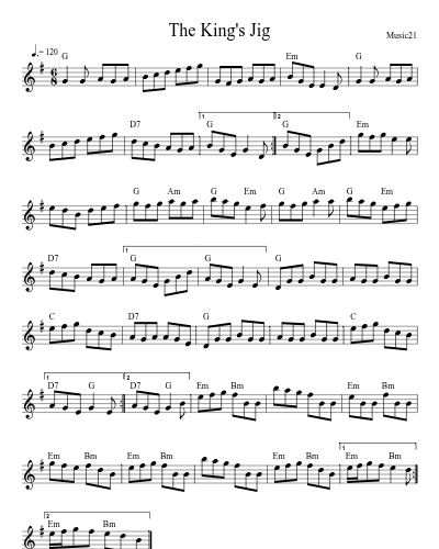 The King's Jig preview