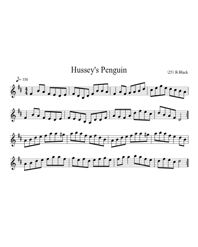Hussey's Penguin (Version 2)