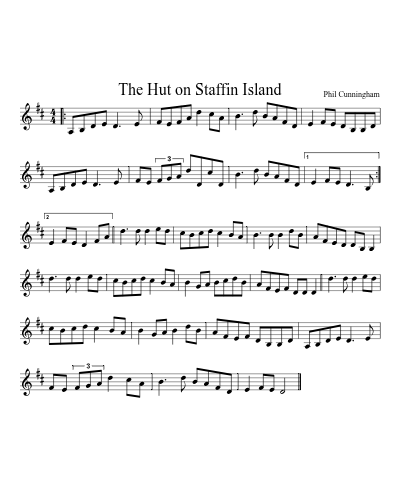 The Hut on Staffin Island (Version 2)