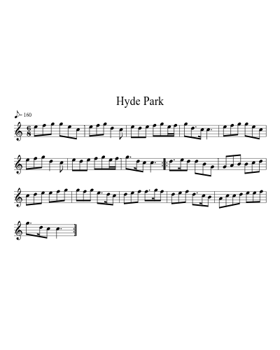 Hyde Park (Version 3)