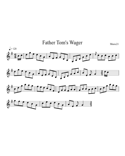 Father Tom's Wager (Teviot Brig)