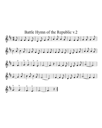 Battle Hymn of the Republic v.2 (Hymns)