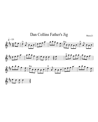 Dan Collins Father's Jig preview