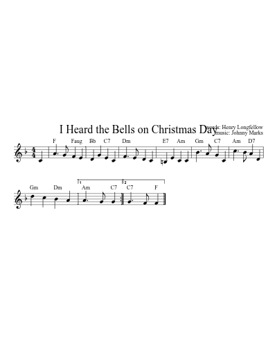 I Heard the Bells on Christmas Day (Version 2)