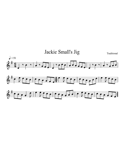 Jackie Small's Jig preview