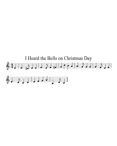 I Heard the Bells on Christmas Day (Version 7)