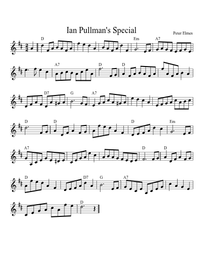 Ian Pullman's Special (Version 2)