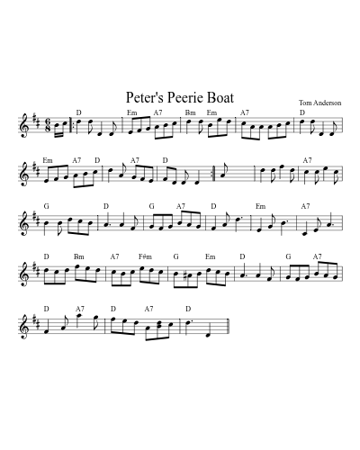 Peter's Peerie Boat (Teviot Brig) preview