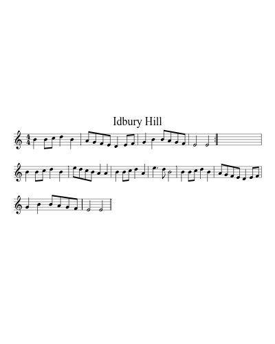 Idbury Hill (Version 2) preview
